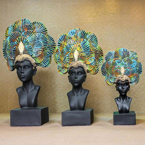 Three Crowned Beauties Statue - The Earth Store - home decor